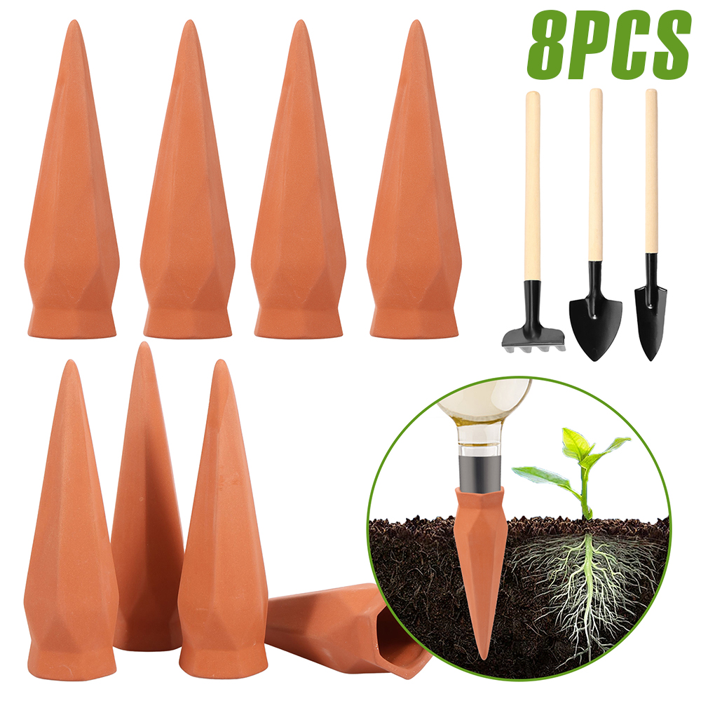 8Pcs Self Watering Stakes Red  - Self Watering Insert recensione e prezzo