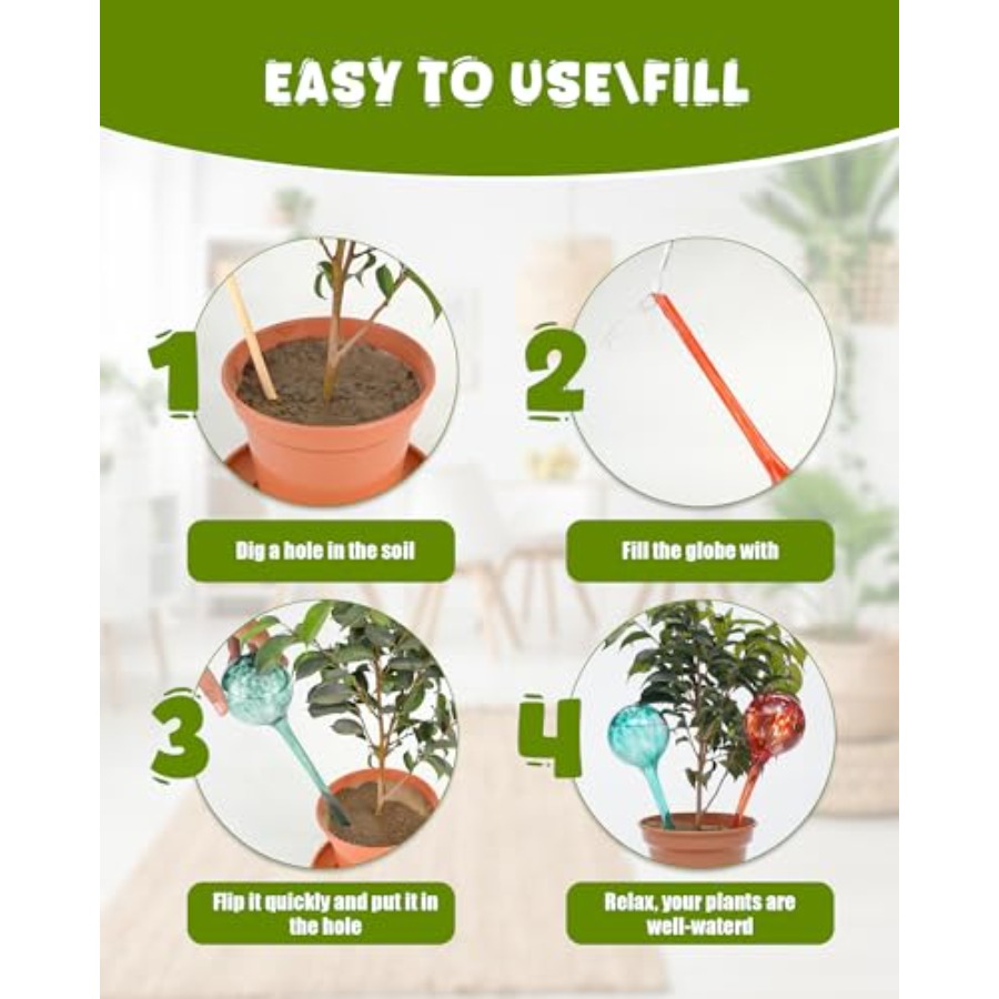 Iridescent Self Watering Globe - Self Watering Insert recensione e prezzo