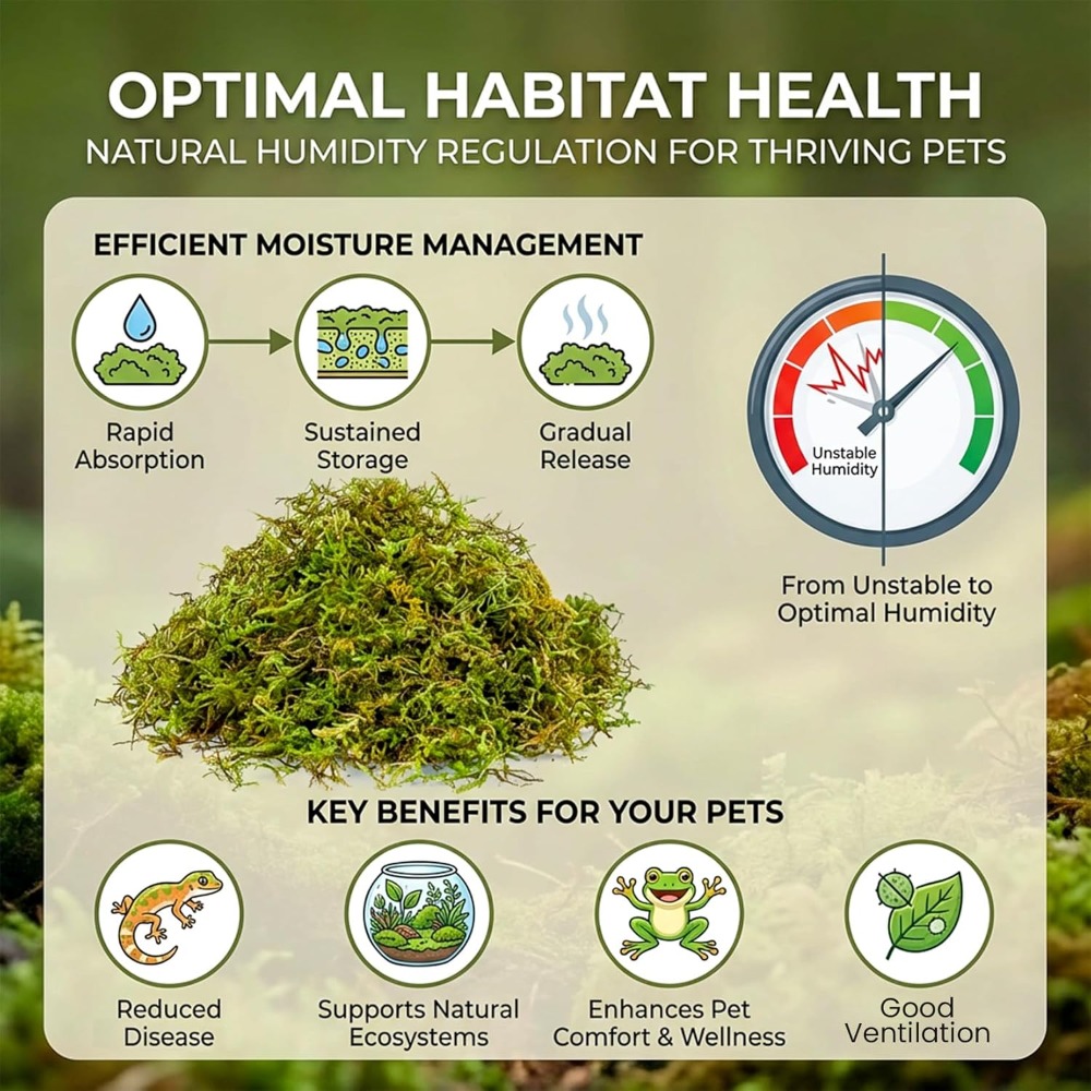 Sphagnum Moss for Reptiles - G - Sphagnum Moss Dry recensione e prezzo