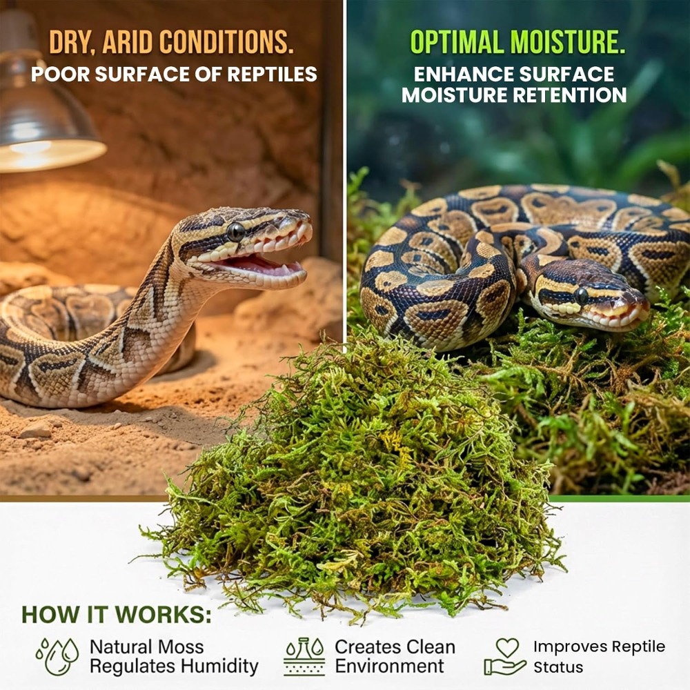 Sphagnum Moss for Reptiles - G - Sphagnum Moss Dry recensione e prezzo