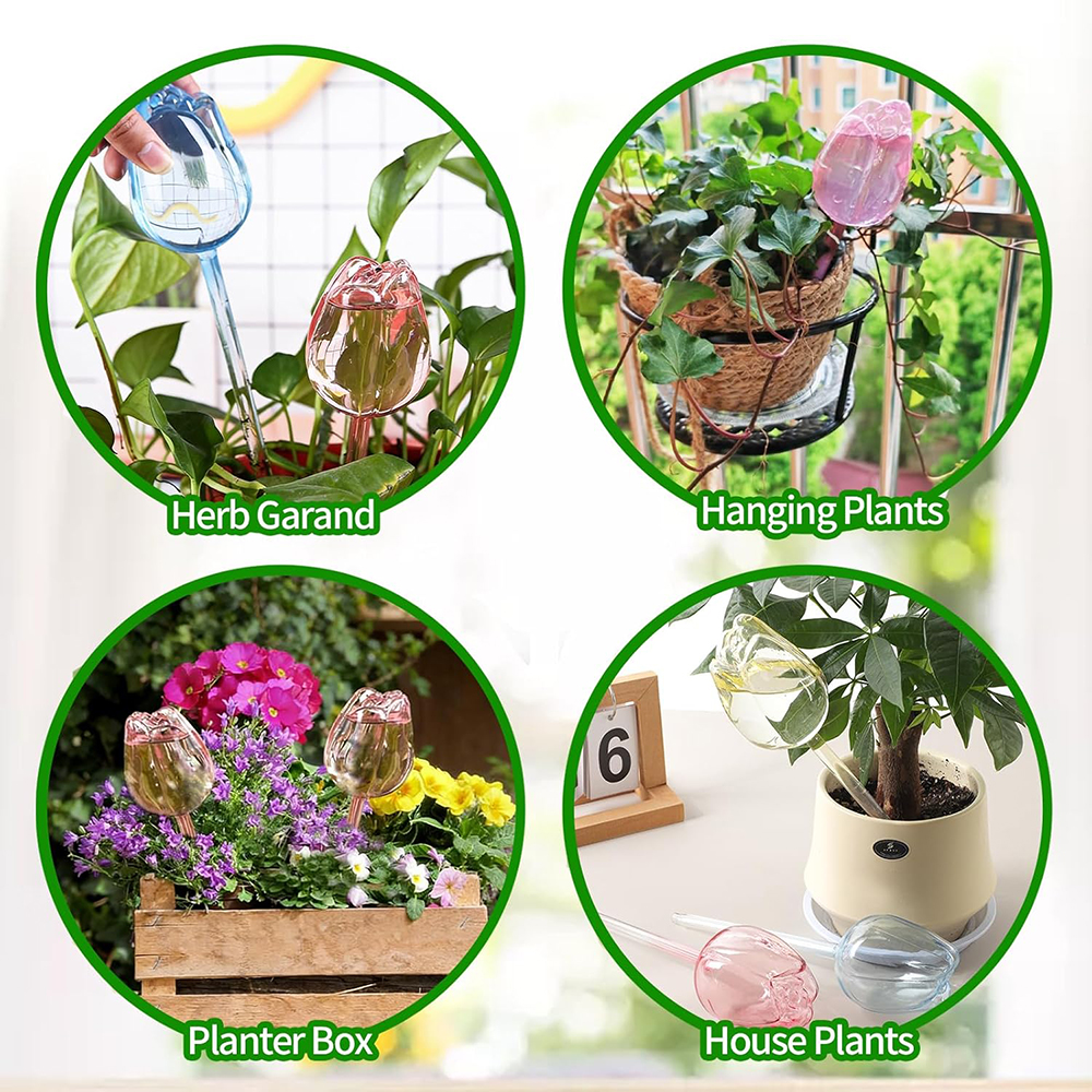 2/4pcs Tulip-Shaped Self-Water - Self Watering Insert recensione e prezzo