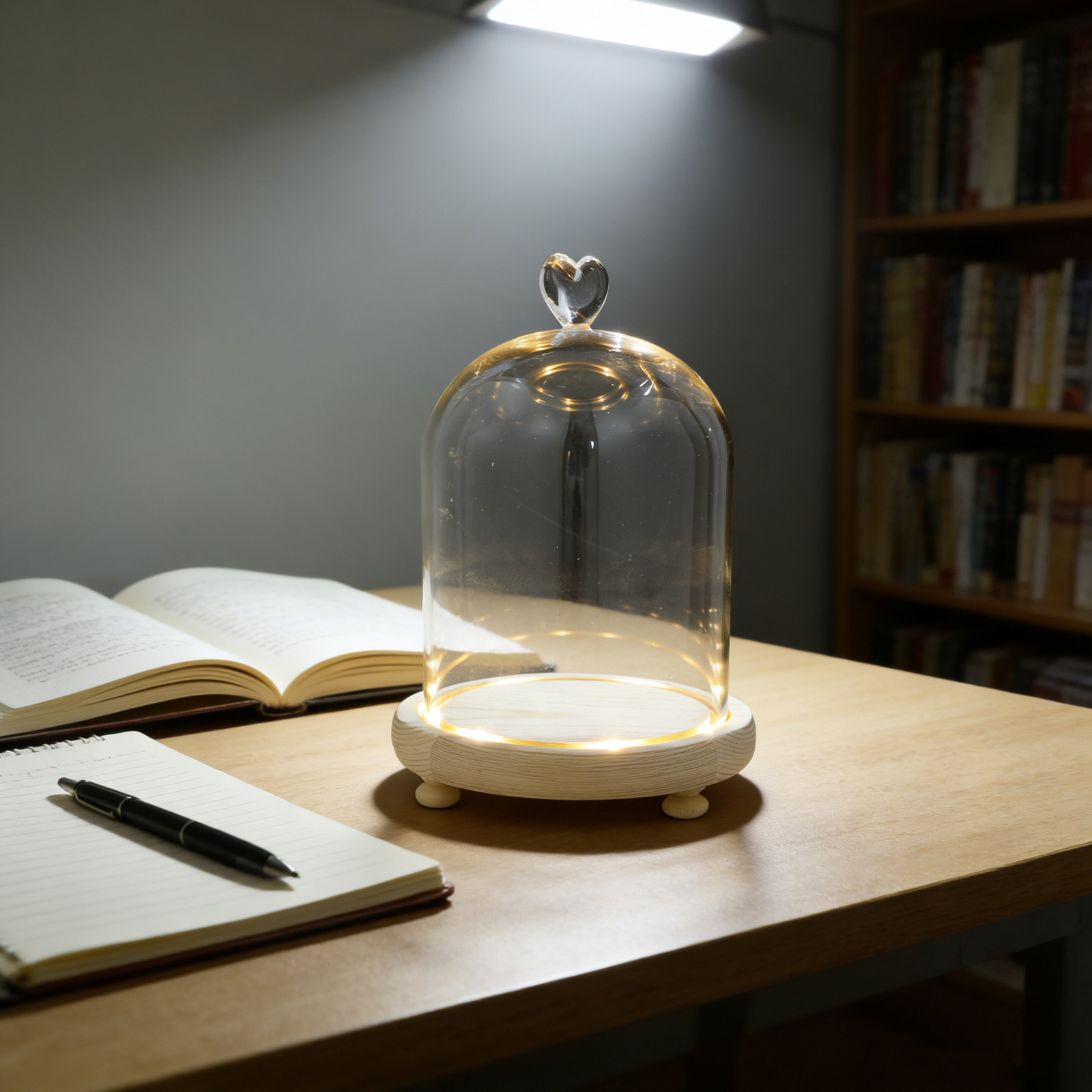 Heart Shaped Glass Dome Cloche - Plastic Dome Clear recensione e prezzo
