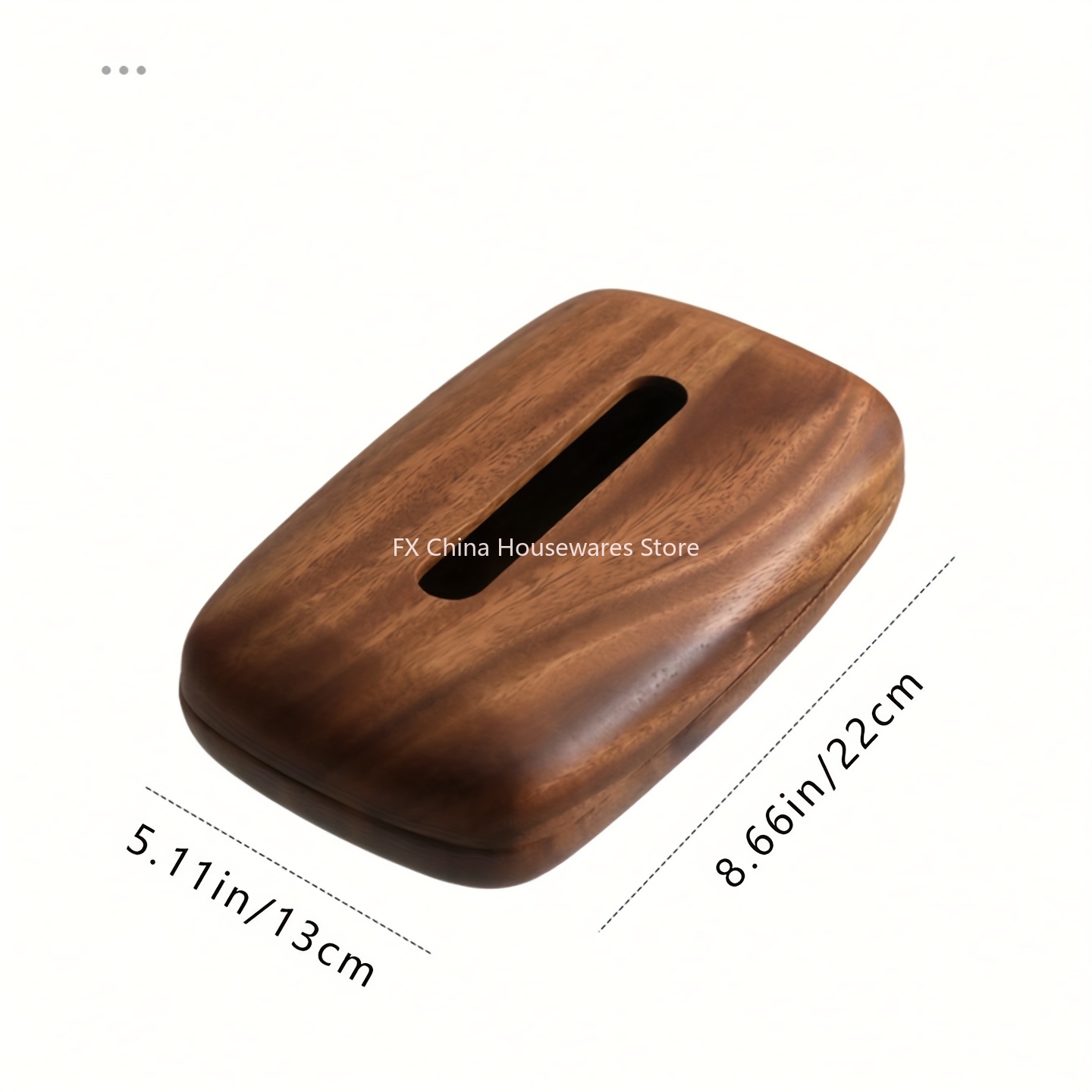 Walnut Wood Tissue Box Cover H - Agar Tissue Culture recensione e prezzo