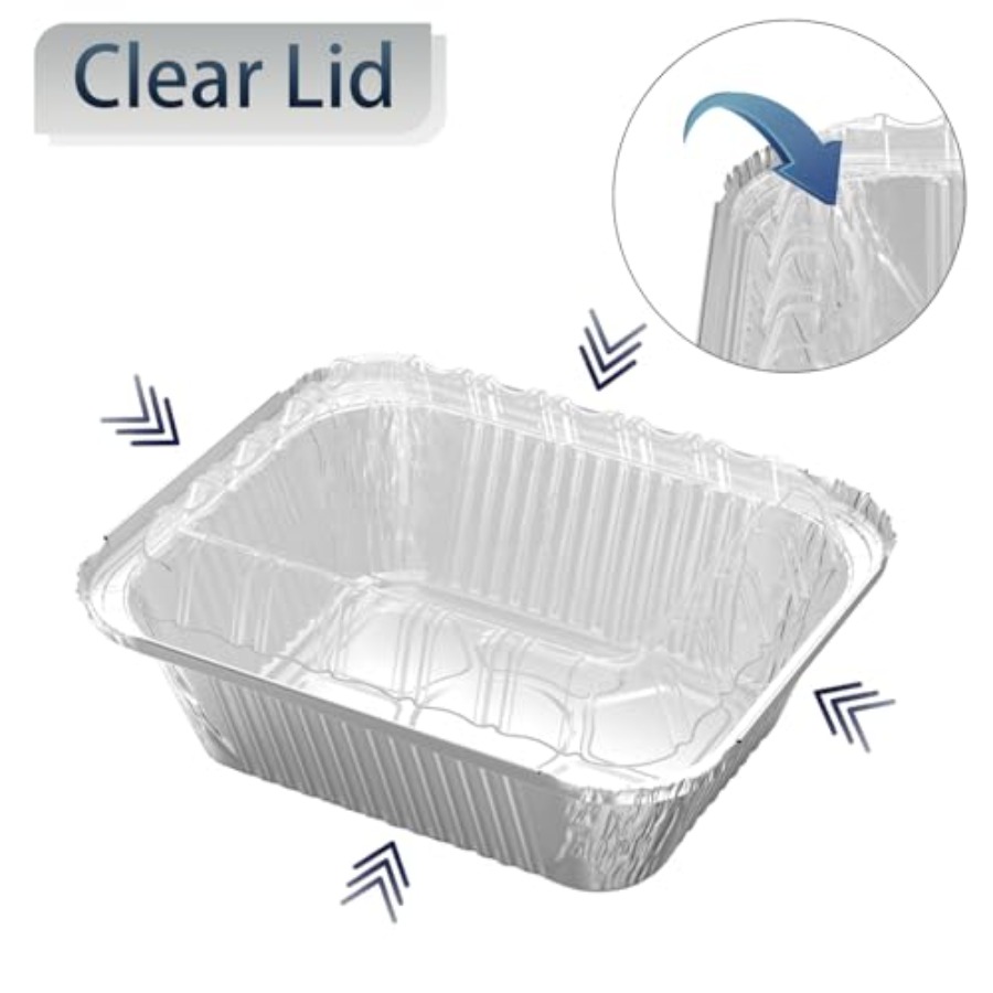 25 Pack Rectangular Disposable - Plastic Dome Clear recensione e prezzo