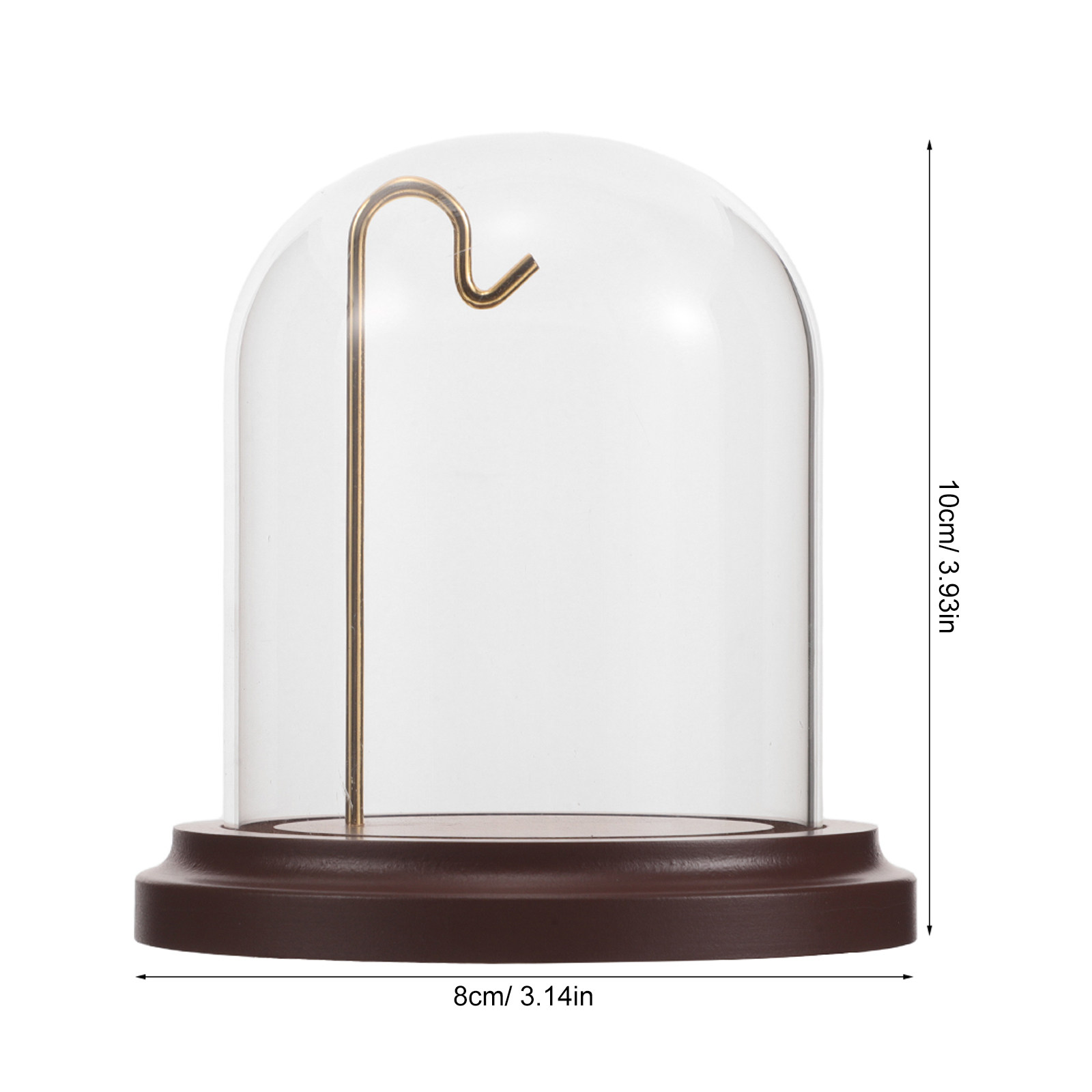Glass Cloche Watch Display Sta - Plastic Dome Clear recensione e prezzo