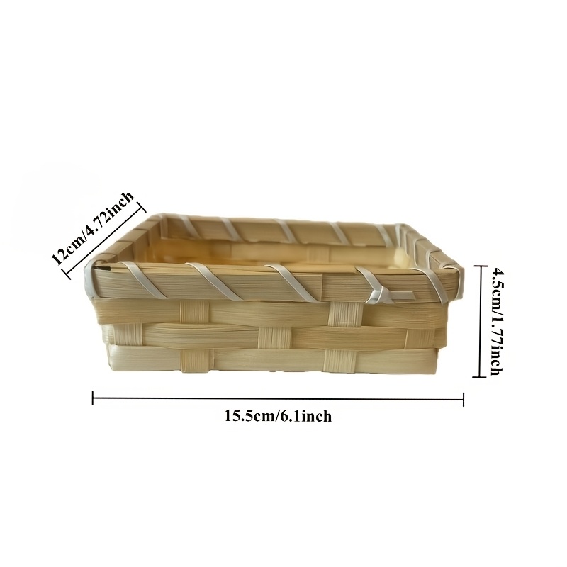 Handwoven Bamboo Napkin Basket - Agar Tissue Culture recensione e prezzo