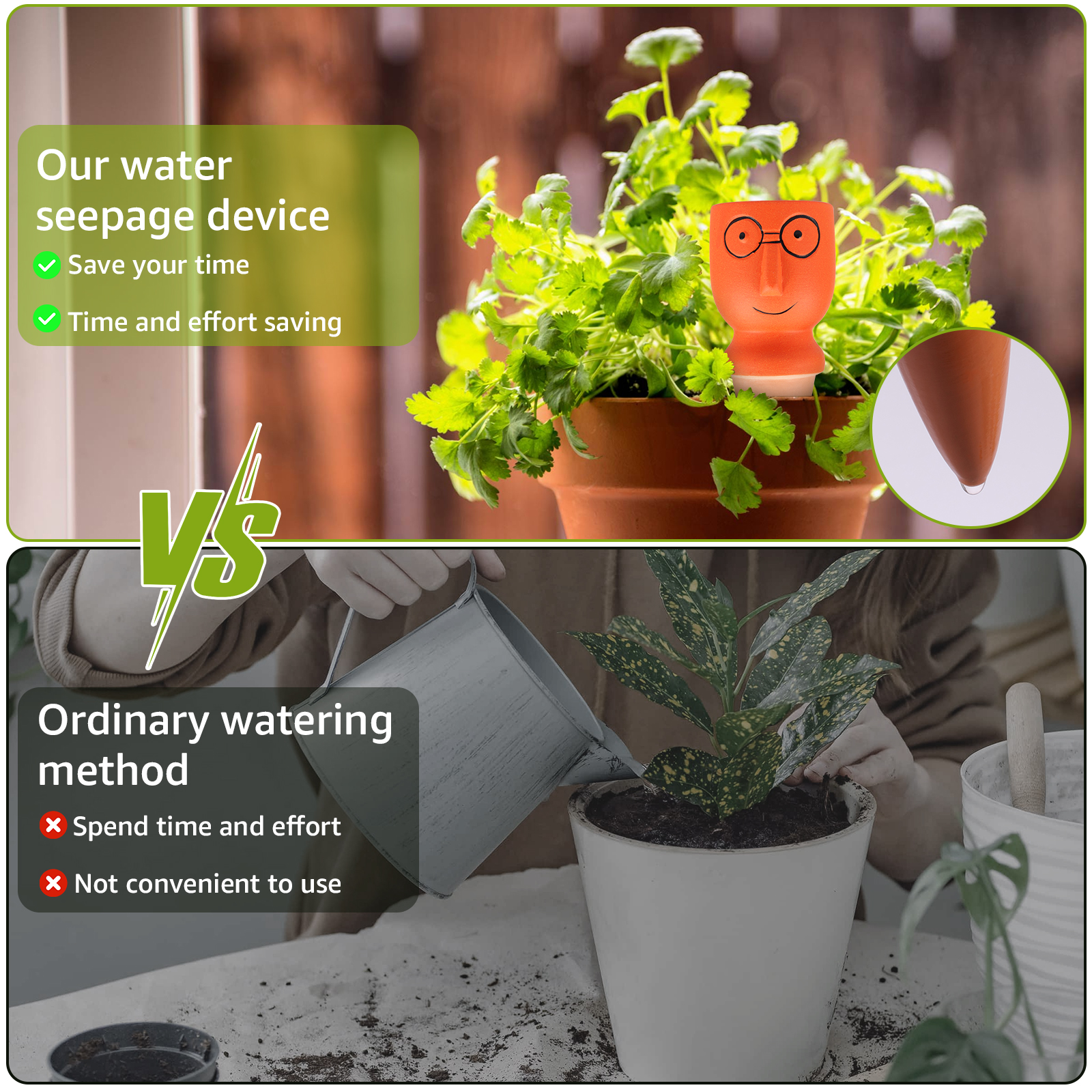 4Pcs Self-Watering Spikes Dive - Self Watering Insert recensione e prezzo