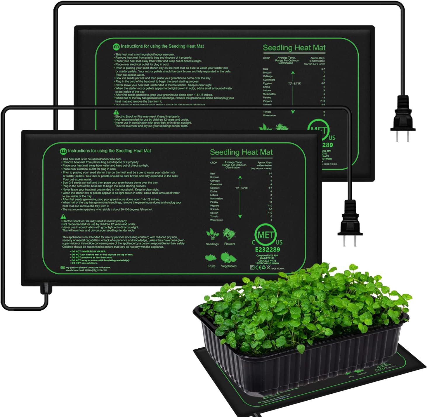 10/25/50CM Seedling Heat Mat I - Rooting Gel Clone recensione e prezzo