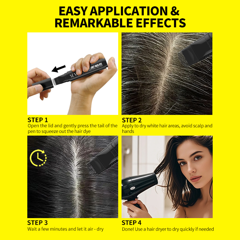 Temporary Hair Dye Pen Comb In - Root Stimulator Liquid recensione e prezzo